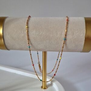 Elegant Gold Candy Necklace